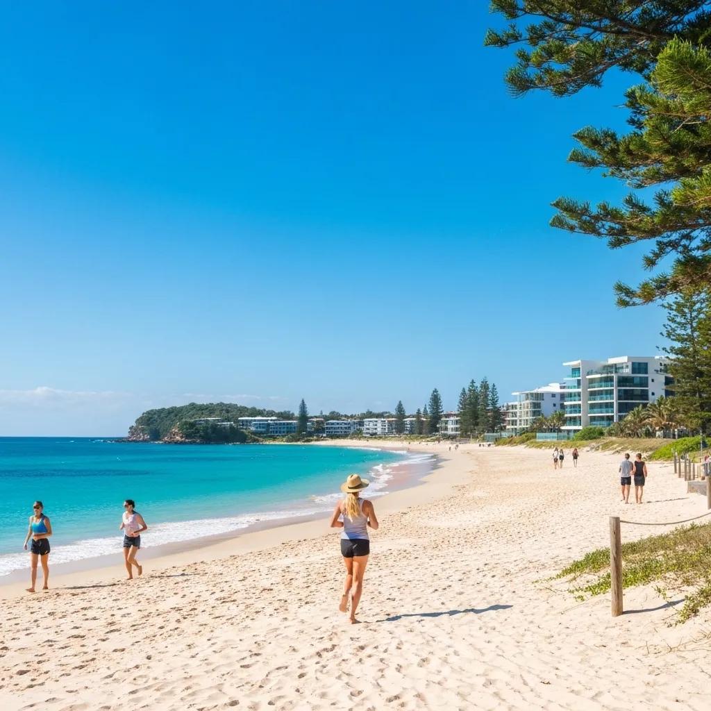 Scenic view of the Gold Coast highlighting beaches and modern real estate, representing property buying opportunities