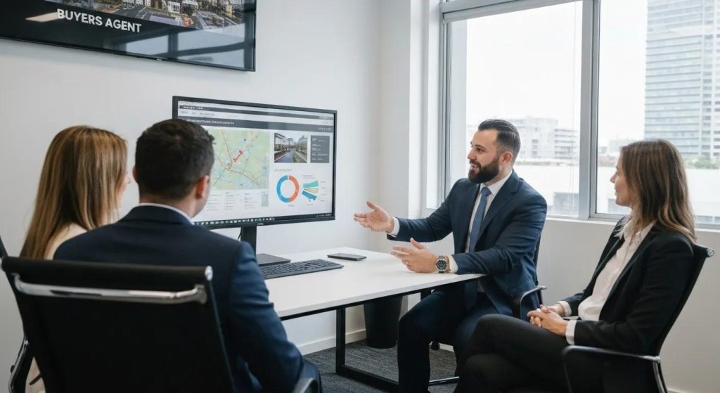 Expert buyers agent guiding clients through Sydney's property market