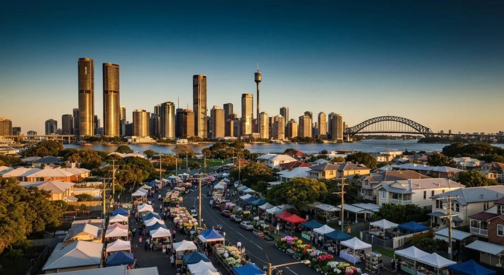 Brisbane skyline with residential suburbs — a market on the move