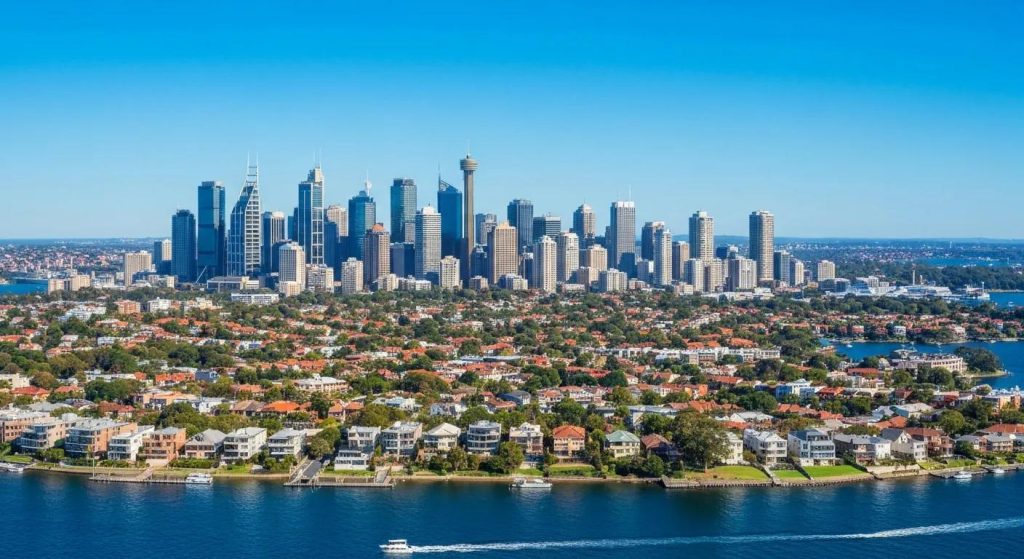 Sydney skyline with residential suburbs — a snapshot of the city’s competitive property market