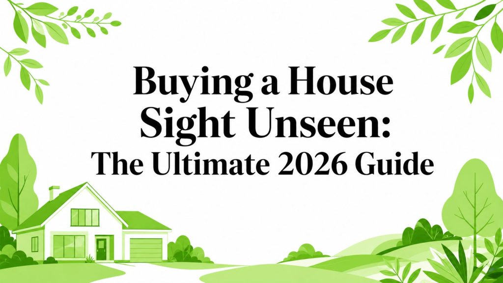 Buying a House Sight Unseen: The Ultimate 2026 Guide