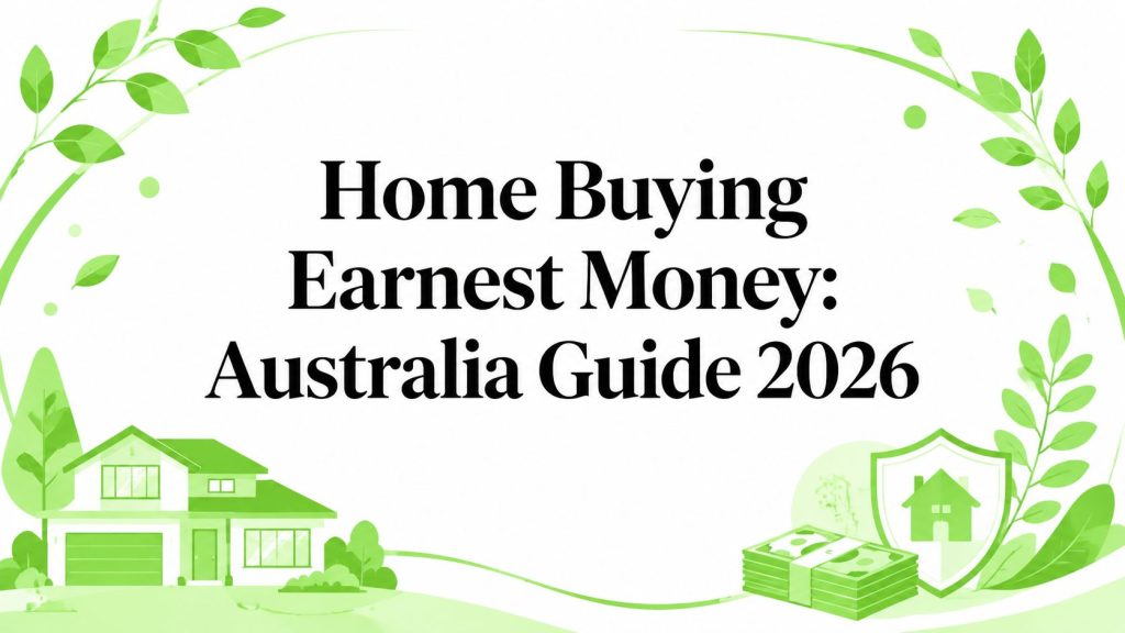Home Buying Earnest Money: Australia Guide 2026