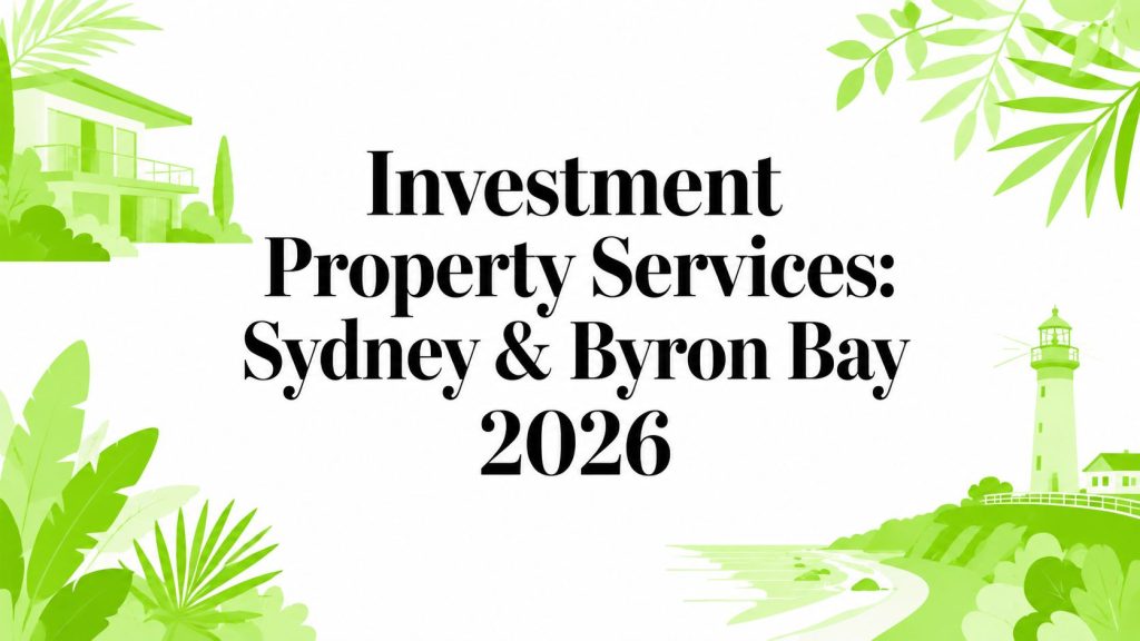 Investment Property Services: Sydney & Byron Bay 2026