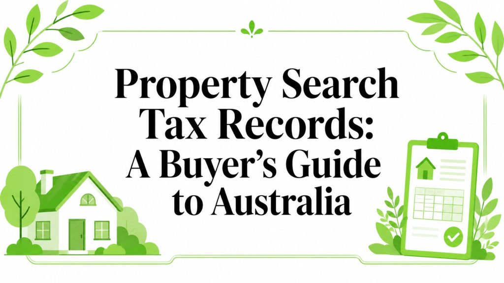 Property Search Tax Records: A Buyer’s Guide to Australia