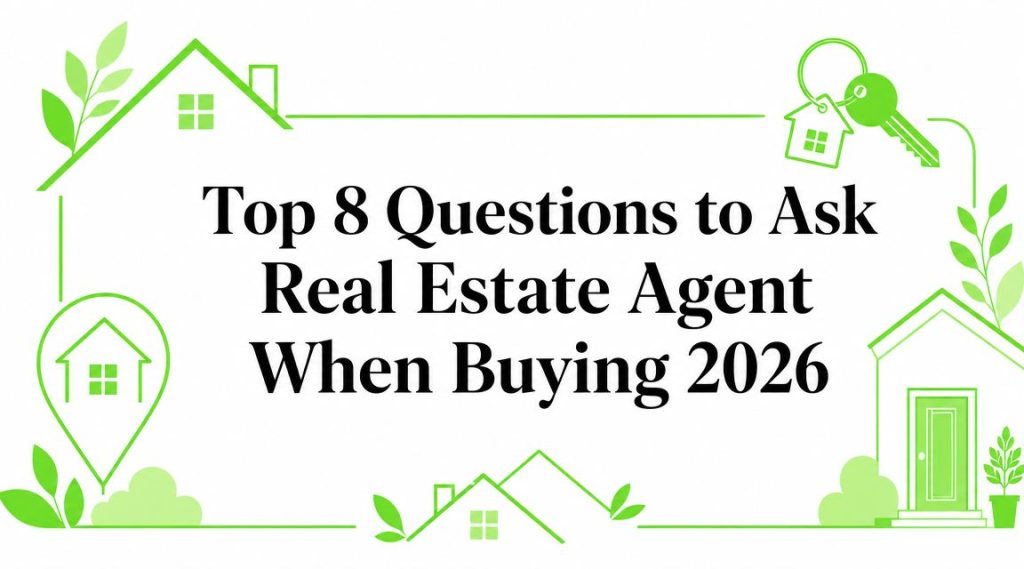 Top 8 Questions to Ask Real Estate Agent When Buying 2026