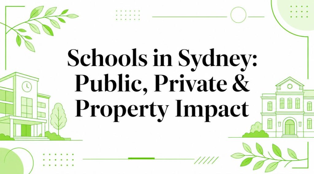 Schools in Sydney: Public, Private & Property Impact