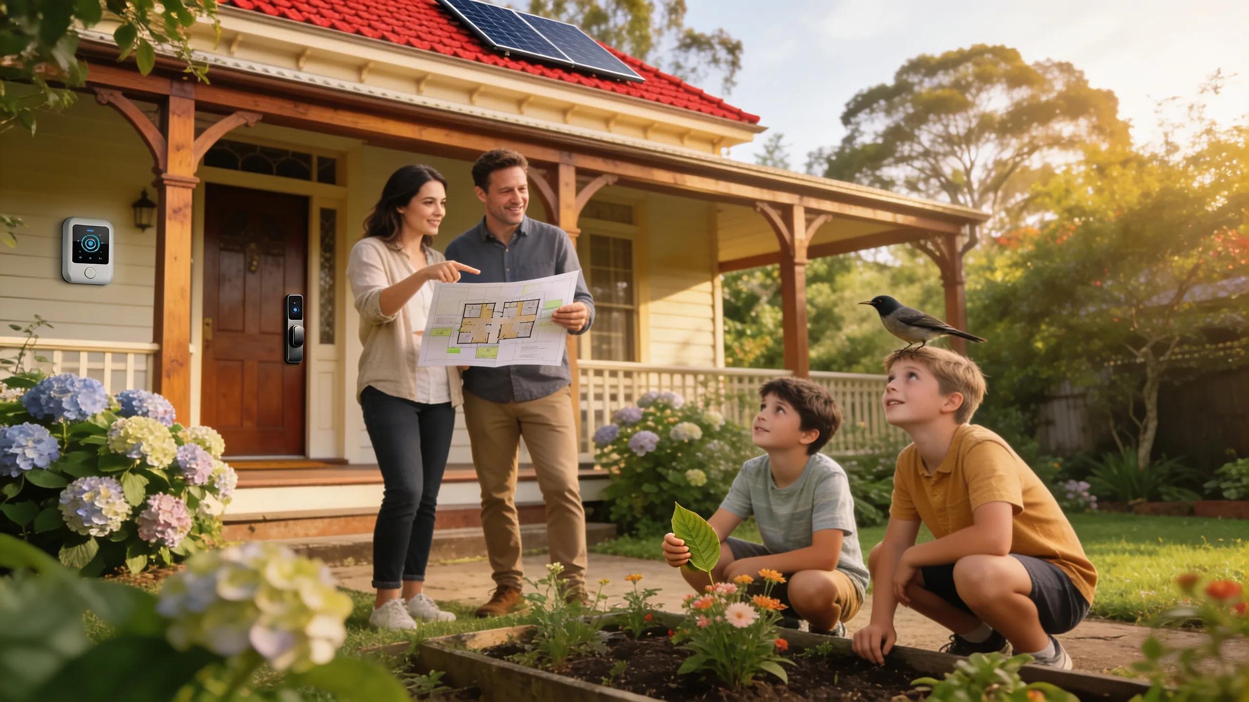 Family exploring a heritage home in Bangalow, illustrating trends in property demand and lifestyle migration